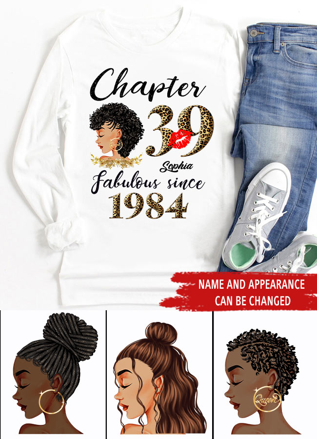 39th birthday shirts for her, Personalised 39th birthday gifts, 1984 t shirt, 39 and fabulous shirt, 39th birthday shirt ideas, gift ideas 39th birthday woman