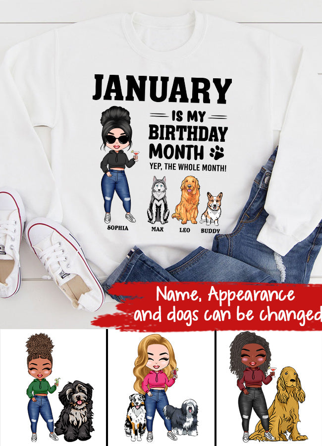 January Birthday Shirt, Custom Birthday Shirt, Queens Are Born In January, January Birthday Shirts For Woman, January Birthday Gifts