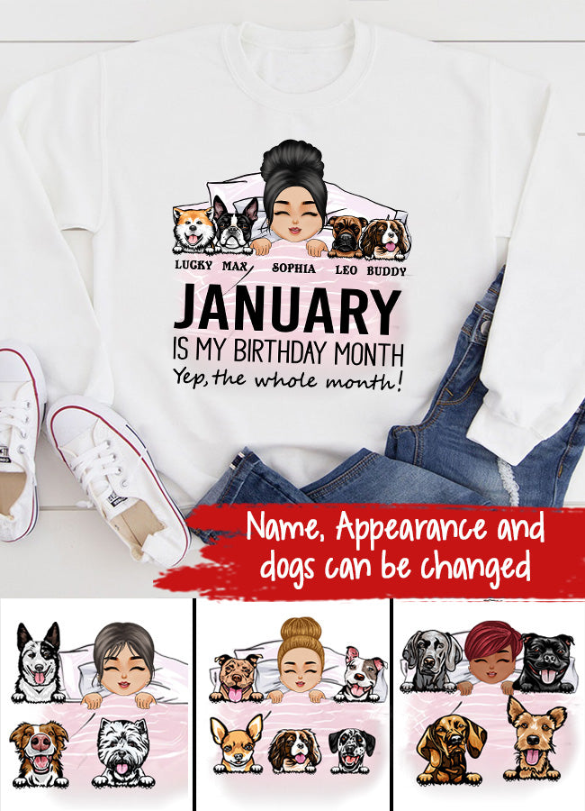 January Birthday Shirt, Custom Birthday Shirt, Queens was Born In January, January Birthday Shirts For Woman, January Birthday Gifts