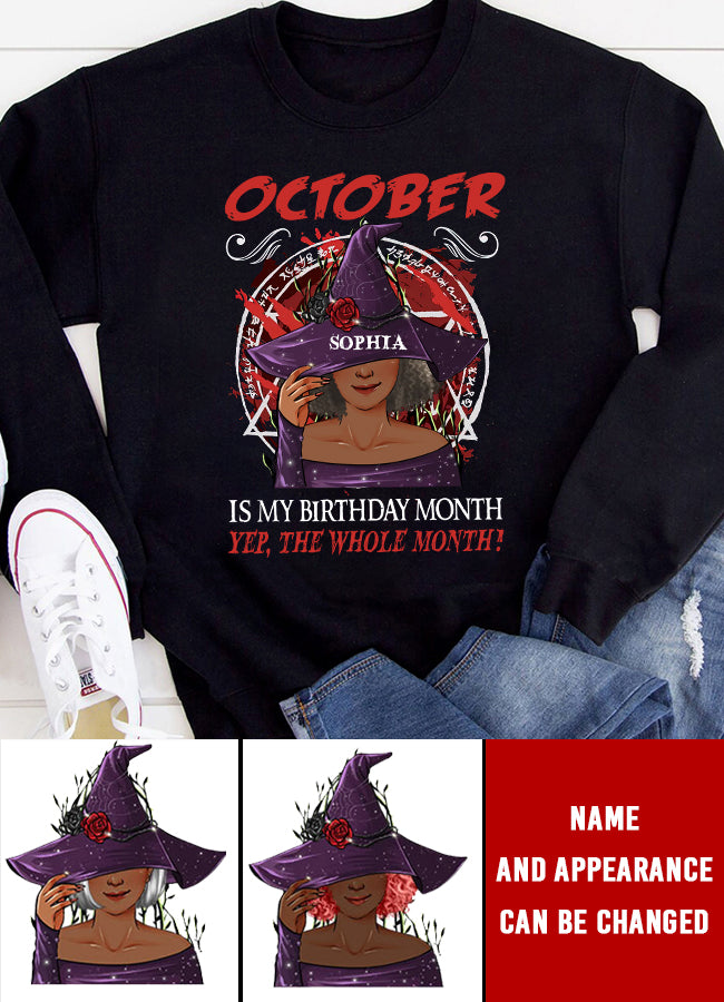 October Birthday Shirt, Custom Birthday Shirt, Queens Born In October, October Birthday Shirts For Woman, October Birthday Gifts