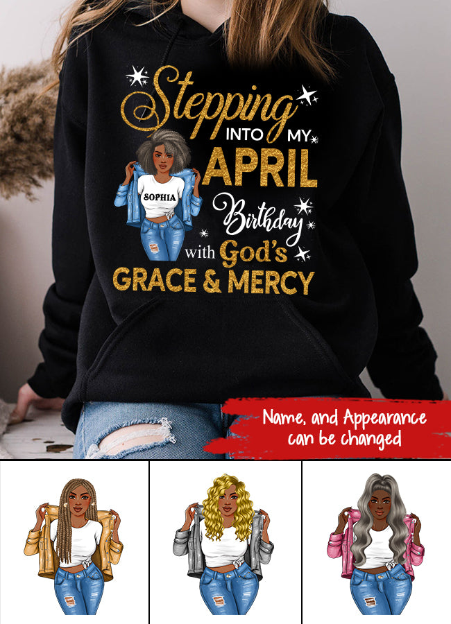 April Birthday Shirt, Custom Birthday Shirt, Queens Born In April, April Birthday Gifts, April shirts for Woman