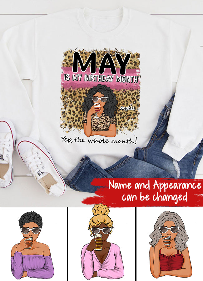 May Birthday Shirt, Custom Birthday Shirt, Queens Born In May, May Birthday Gifts, May Shirts For Woman