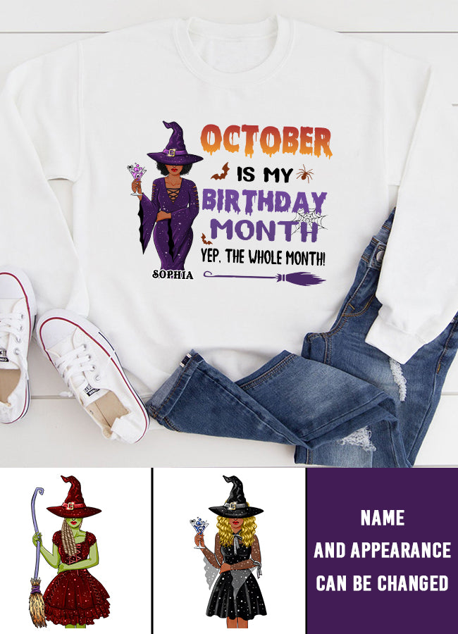 October Birthday Shirt, Custom Birthday Shirt, Queens are Born In October, October Birthday Shirts For Woman, October Birthday Gifts