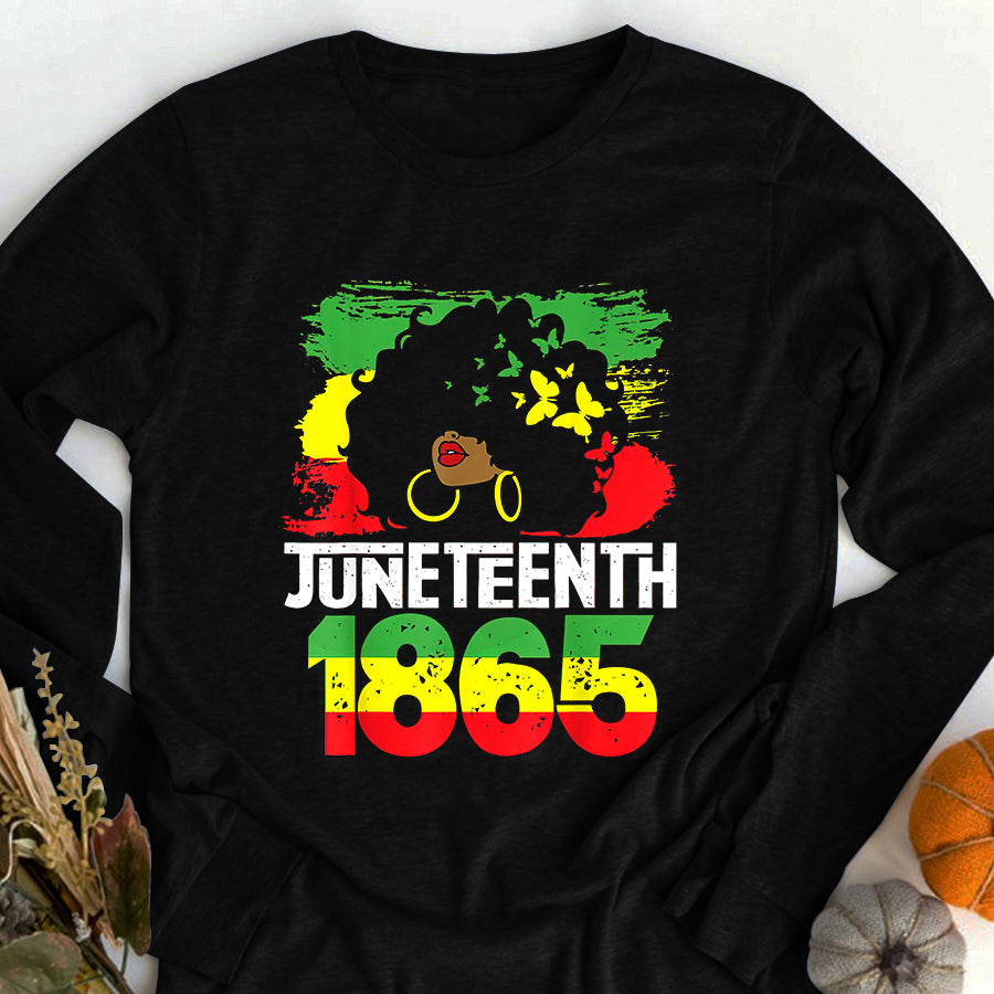 Juneteenth Shirt Juneteenth Is My Independence Day Black Women Black Pride T-Shirt