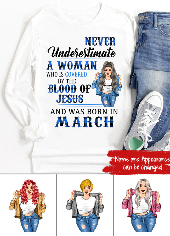 March Birthday Shirt, Custom Birthday Shirt, Queens Born In March, March Birthday Shirts For Woman, March Birthday Gifts