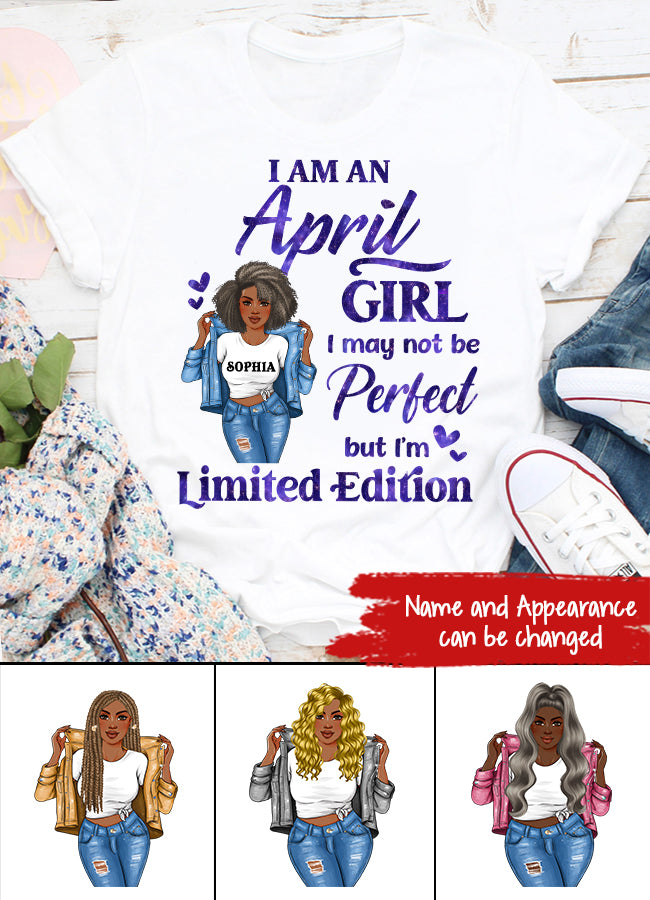 April Birthday Shirt, Custom Birthday Shirt, Queens Born In April, April Birthday Gifts, April shirts for Woman