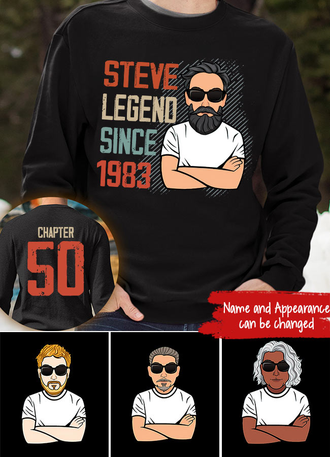 Chapter 40, Fabulous Since 1983 40th Birthday Unique T Shirt For Man, His Gifts For 40 Years Old, Turning 40 Birthday Cotton Shirt