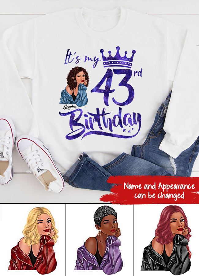 43th Birthday Shirts, Custom Birthday Shirts, Turning 43 Shirt, Gifts For Women Turning 43, 43 And Fabulous Shirt, 1979 Shirt, 43th Birthday Shirts For Her, It&#39;s My 43 Birthday