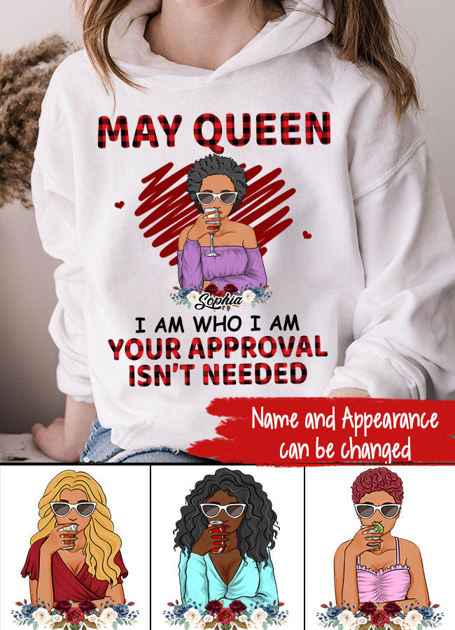 May Birthday Shirt, Custom Birthday Shirt, Queens Born In May, May Birthday Gifts, May Shirts For Woman