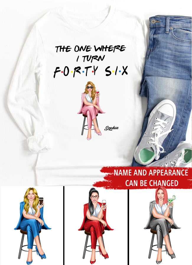 Chapter 46, Fabulous Since 1977 46th Birthday Unique T Shirt For Woman, Custom Birthday Shirt, Her Gifts For 46 Years Old