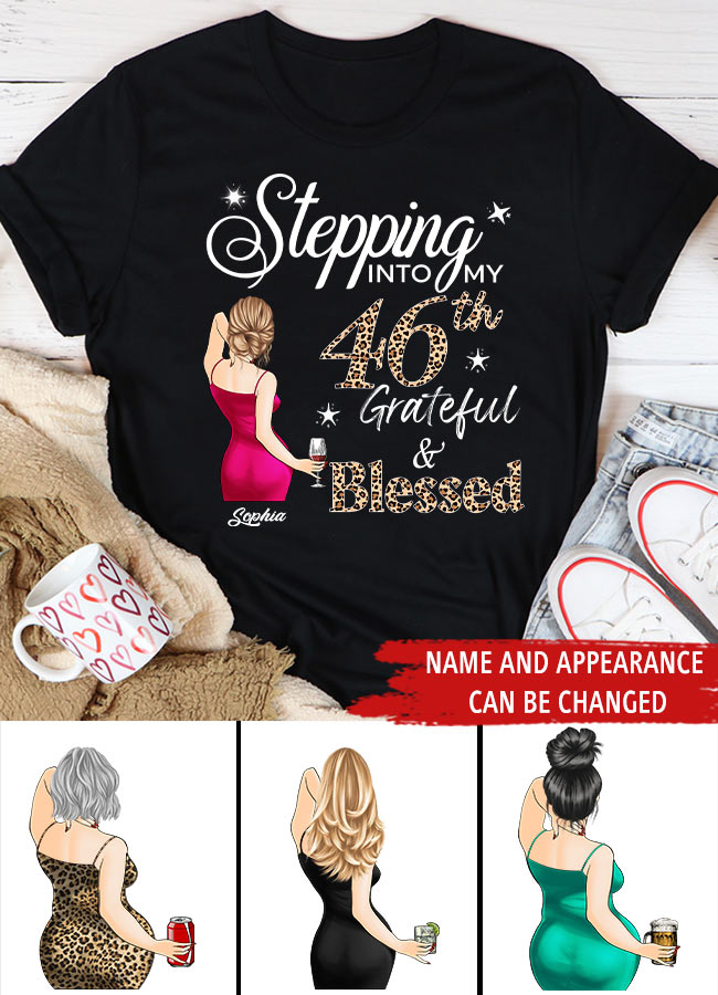 Stepping Into My 46th Birthday, Custom Birthday Shirts, Vintage 1977 Shirt, 46th Birthday Unique 46th Birthday Ideas