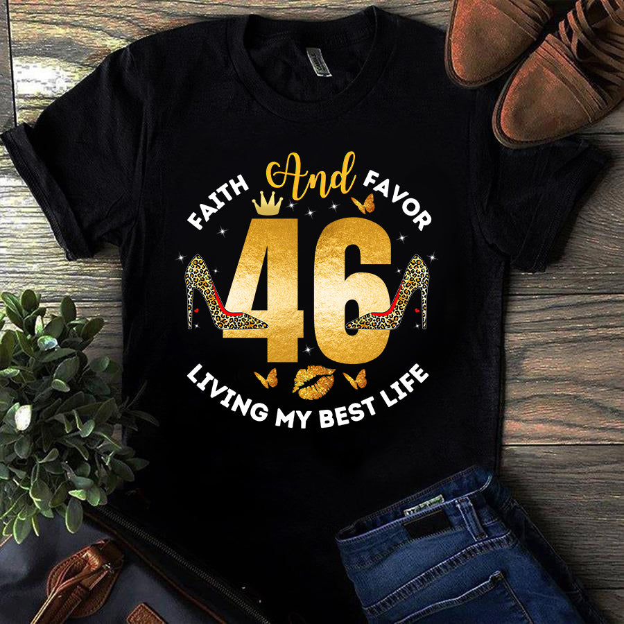 Chapter 46, Fabulous Since 1976 46th Birthday Unique T Shirt For Woman, Her Gifts For 46 Years Old , Turning 46 Birthday Cotton Shirt