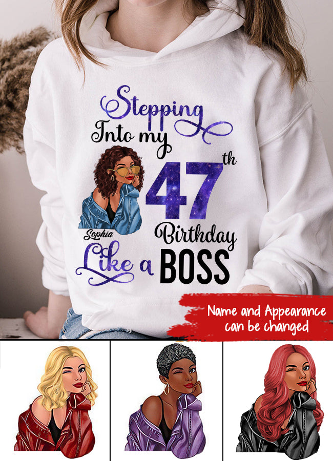 47th Birthday Shirts, Custom Birthday Shirts, Turning 47 Shirt, Gifts For Women Turning 47, 47 And Fabulous Shirt, 1975 Shirt, 47th Birthday Shirts For Her, It&#39;s My 47 Birthday-HCT