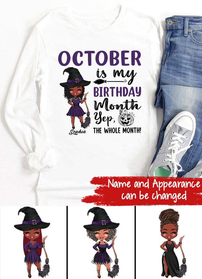 October Birthday Shirt, Custom Birthday Shirt, Queens are Born In October, October Birthday Shirts For Woman, October Birthday Gifts