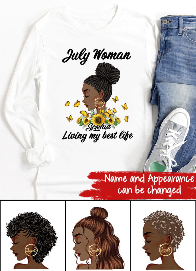 July Birthday Shirt, Custom Birthday Shirt, Queens Born In July, July Birthday Gifts, July Shirts For Woman