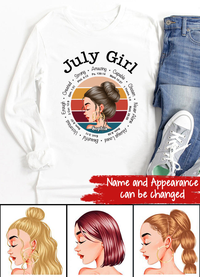 July Birthday Shirt, July Girl Custom Birthday Shirt, I&#39;m Not Old I&#39;m Classic Queens Born In July, July Birthday Shirts For Woman, July Birthday Gifts