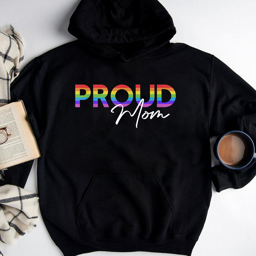 LGBT Shirts, Rainbow Pride Shirt, Queer Pride Proud Mom Rainbow Equality Pride Month LGBT T-Shirt