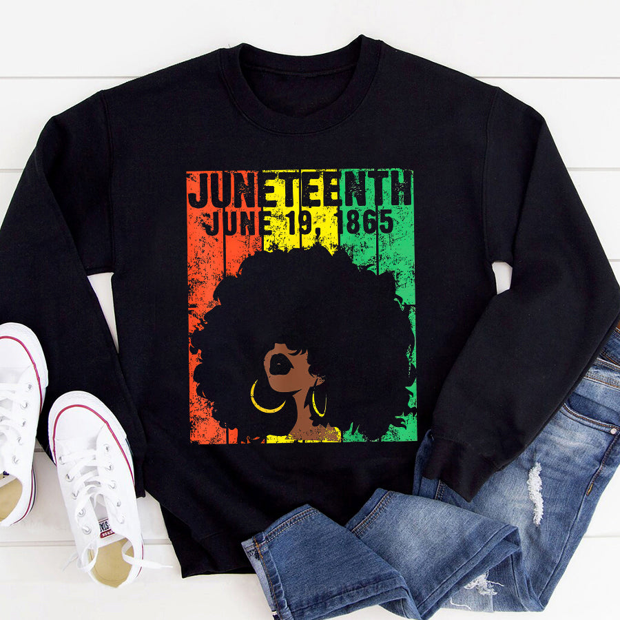 Juneteenth Shirt Juneteenth June 19th 1865 Ancestors African American Freedom T-Shirt