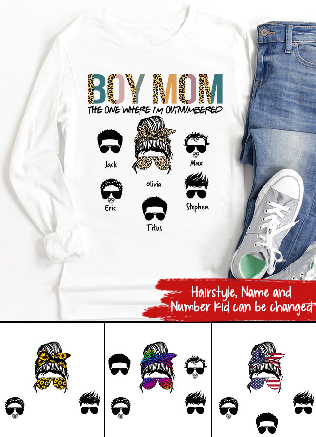 Custom Mothers Day Shirt, Boy Mom Shirt, Mother&#39;s Day T Shirt, Mom Life Mother&#39;s Day Tee Shirts, Funny Mothers Day Shirts, Mother Day Gift