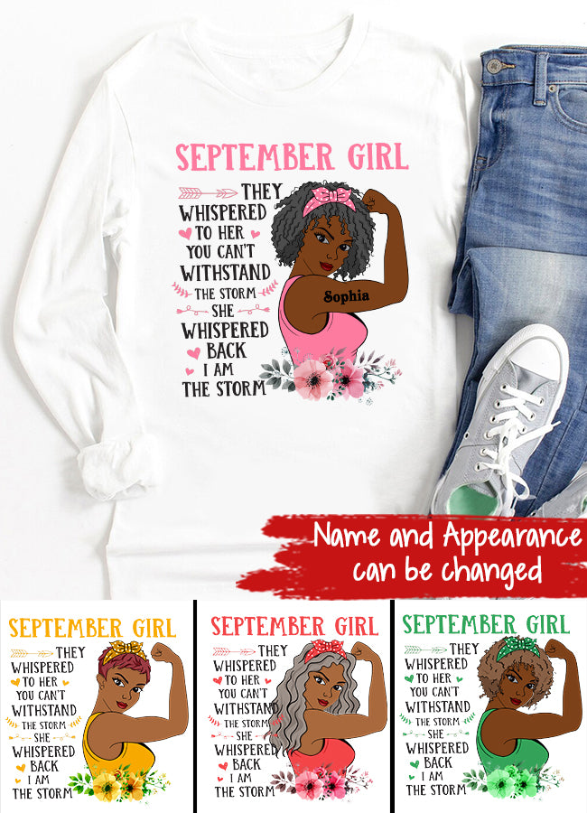 September Birthday Shirt, Custom Birthday Shirt, Queens are Born In September, September Birthday Shirts For Woman, September Birthday Gifts