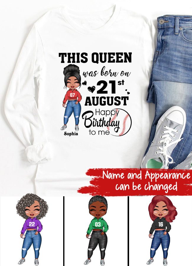 August Birthday Shirt, Custom Birthday Shirt, Queens are Born In August, August Birthday Shirts For Woman, August Birthday Gifts