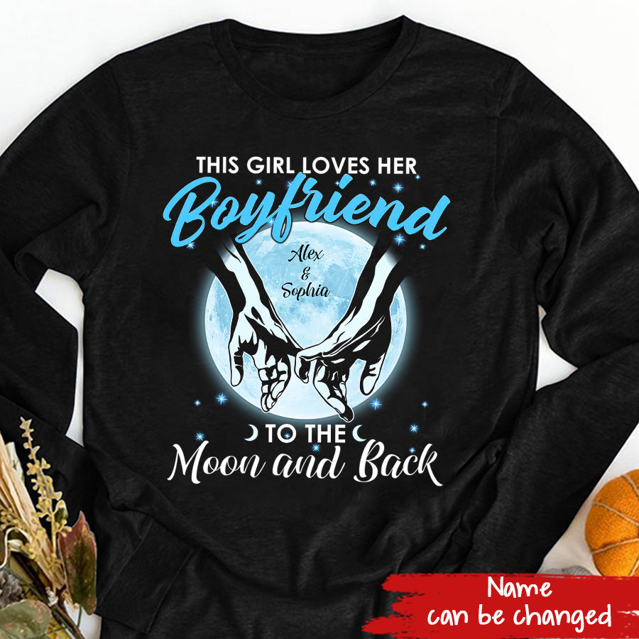 Boyfriend Shirt, Boyfriend Tee, Shirts For Boyfriend, bf Shirt, Long Sleeve Boyfriend Tee, Boyfriend Gift, bf Gift Ideas