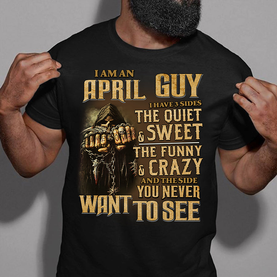 April Birthday Shirt, Kings are Born In April, April Birthday Shirts For Men, April Birthday Gifts, April Is My Birthday Month, Yep The Whole Month