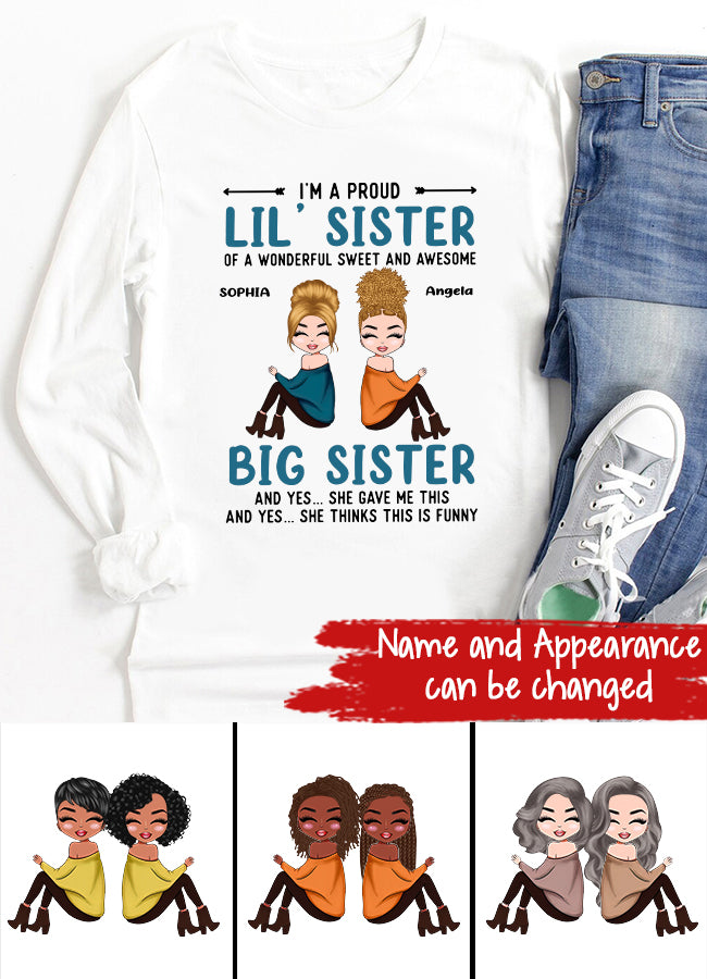 Sister Shirt, Big Sister Shirt, Big Sister T Shirt, Big Sister Little Sister Shirts, Lil Sis Big Bro, Sister Gift, Big Sister Gifts