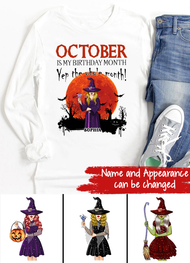 Custom Birthday Shirt, Queens are Born In October, October Birthday Shirts For Woman, October Birthday Gifts