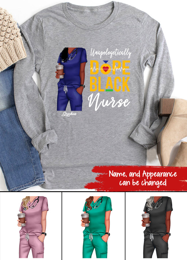 Unapologetically Dope Black Nurse Shirt, Unapologetic Black Nurse Shirt, Black Nurse Magic Shirt, Black Nurse Shirt, Black Nurse Pride Tee