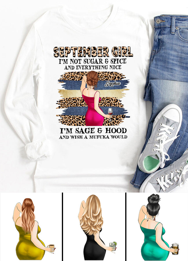 September Birthday Shirt, Custom Birthday Shirt, Queens are Born In September, September Birthday Shirts For Woman, September Birthday Gifts