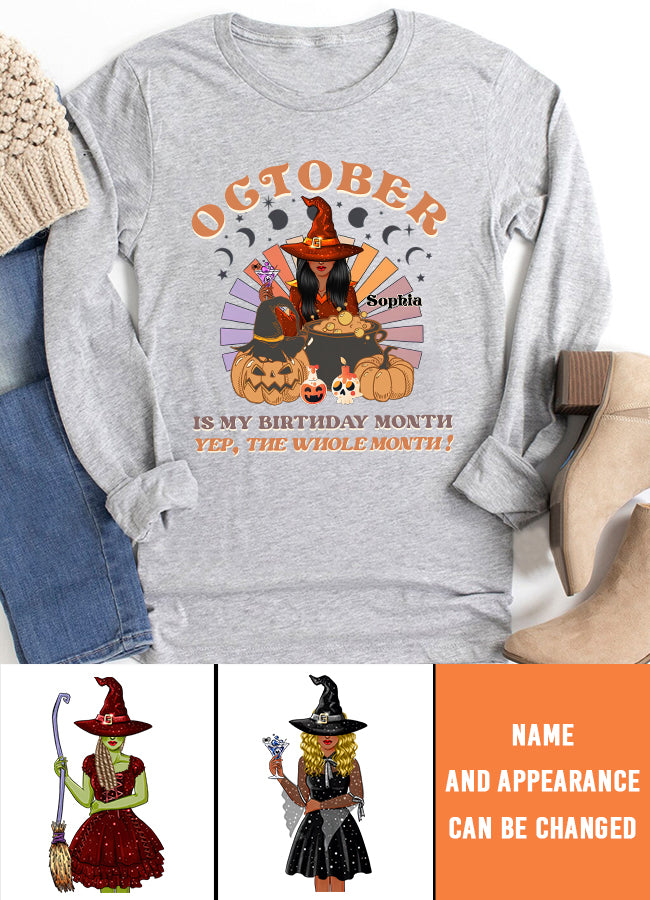 October Birthday Shirt, Custom Birthday Shirt, Queens are Born In October, October Birthday Shirts For Woman, October Birthday Gifts
