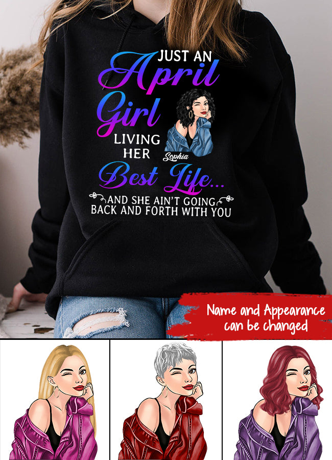 April Birthday Shirt, Custom Birthday Shirt, Queens Born In April, April Birthday Shirts For Woman, April Birthday Gifts