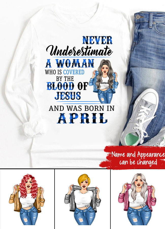 April Birthday Shirt, Custom Birthday Shirt, Queens Born In April, April Birthday Shirts For Woman, April Birthday Gifts