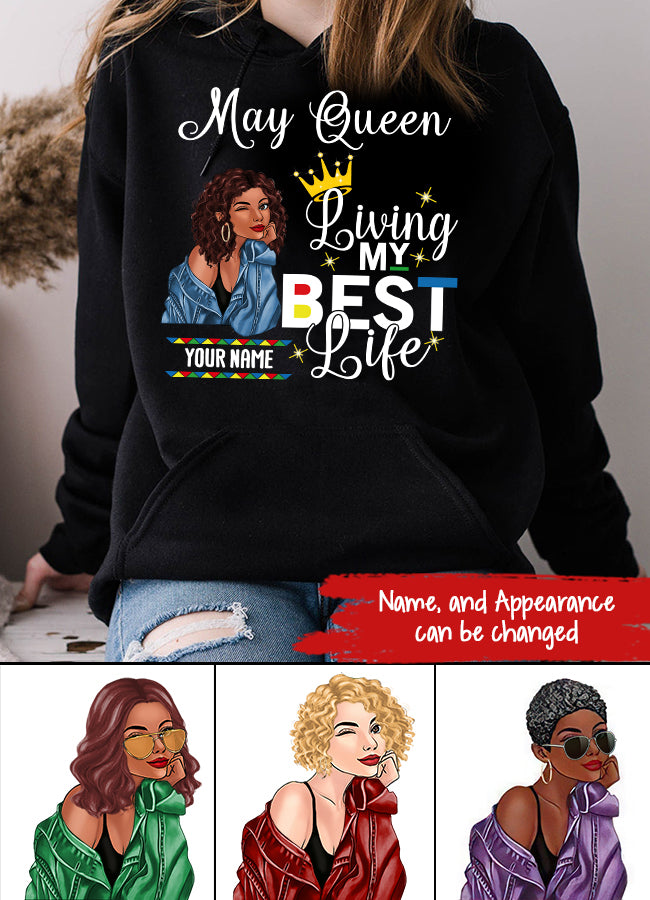 May Birthday Shirt, Custom Birthday Shirt, Queens Born In May, May Birthday Gifts, May Shirts For Woman