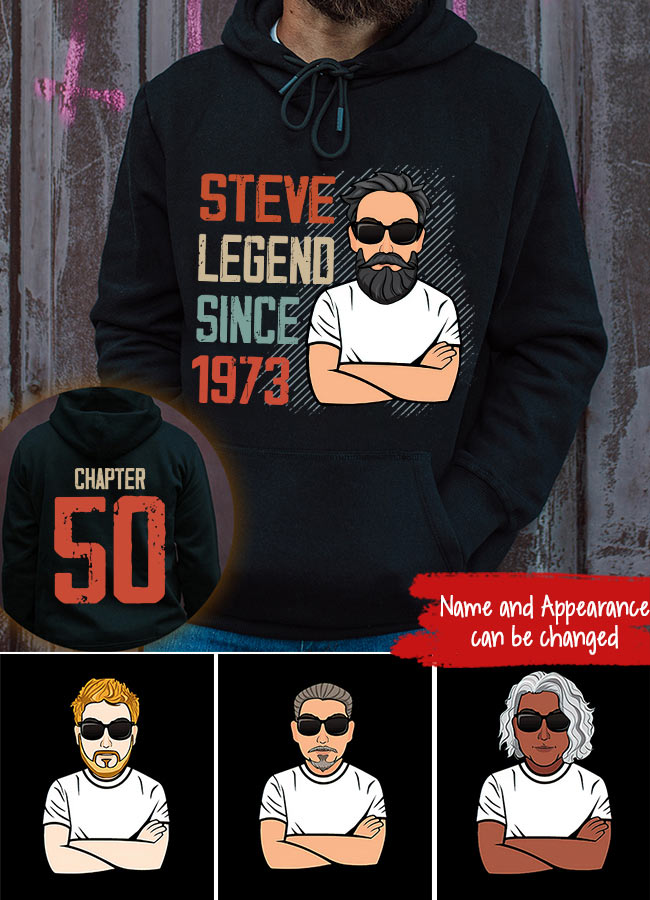Chapter 50, Fabulous Since 1973 50th Birthday Unique T Shirt For Man, His Gifts For 50 Years Old, Turning 50 Birthday Cotton Shirt
