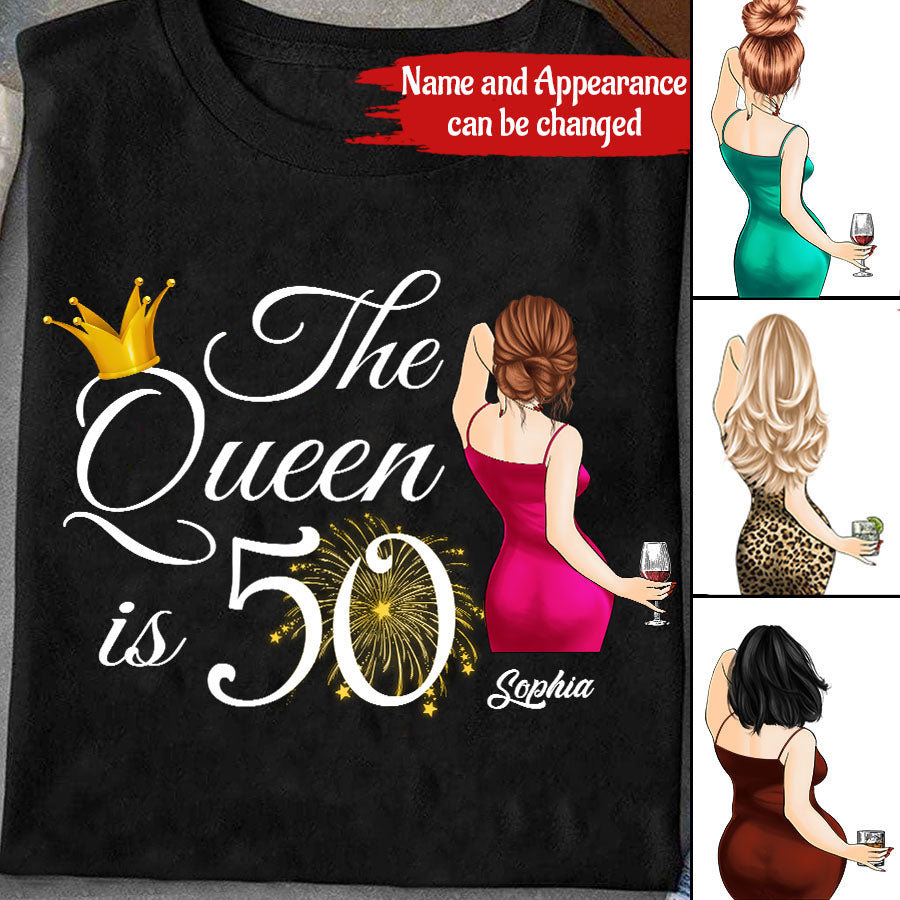 I&#39;m 50 shirt Vintage 1973 Shirt, 50th Birthday Unique Gifts For Woman,50th Birthday Ideas Turning 50 Years Old Cotton Shirt