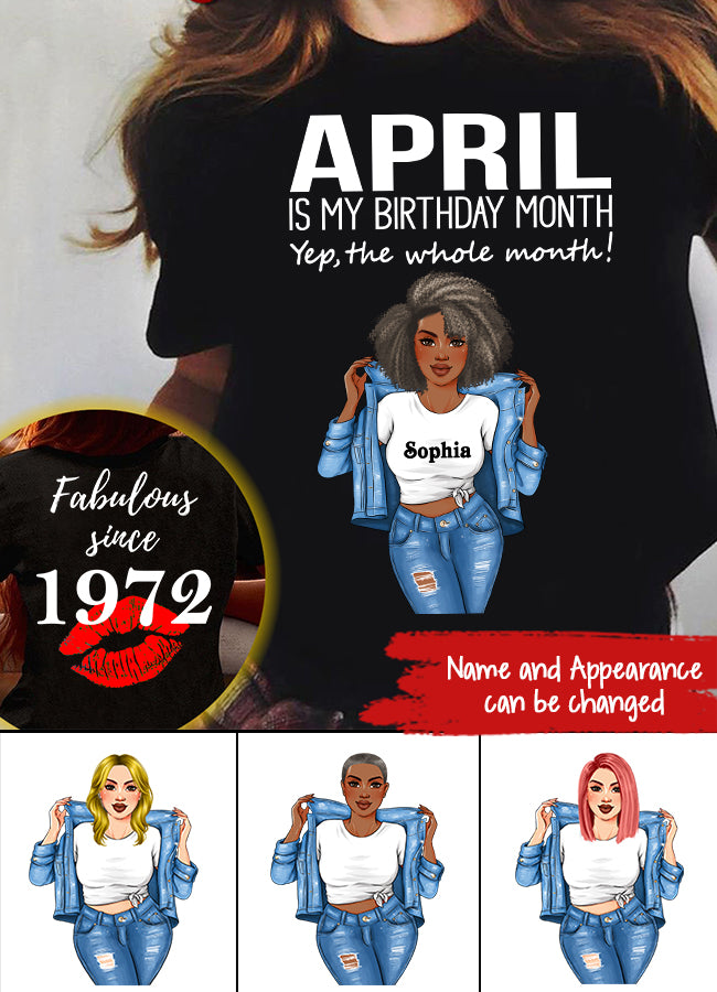 April Birthday Shirt, Custom Birthday Shirt, Queens Born In April, April Birthday Gifts, April shirts for Woman