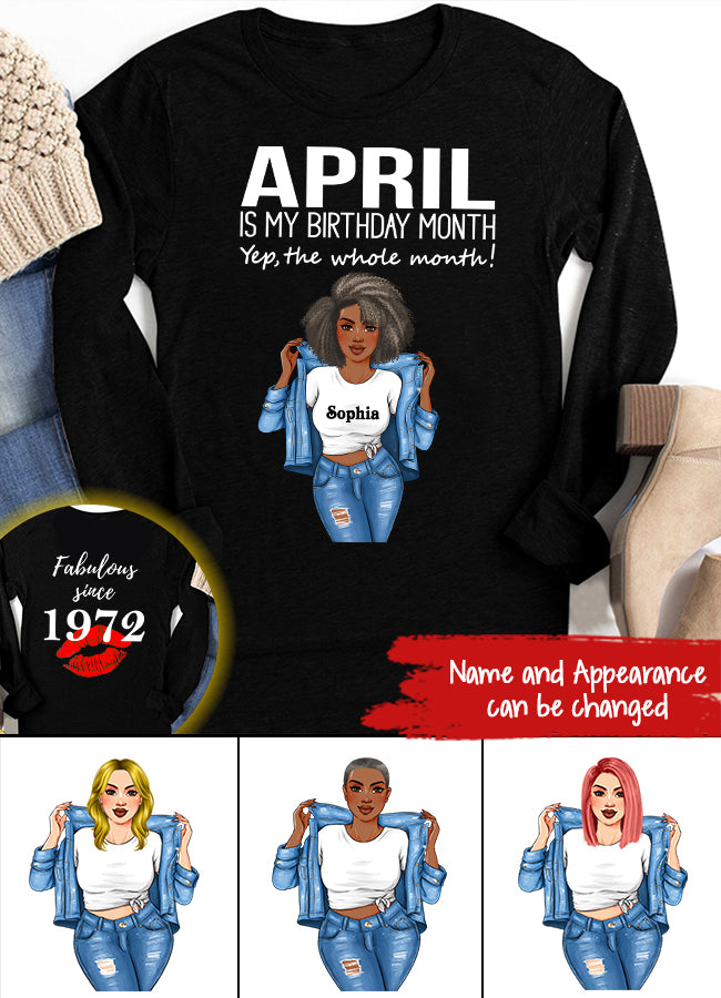 April Birthday Shirt, Custom Birthday Shirt, Queens Born In April, April Birthday Gifts, April shirts for Woman
