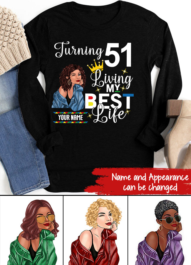 Custom Birthday Shirts, Chapter 51, Fabulous Since 1971 51th Birthday Unique T Shirt For Woman, Her Gifts For 51 Years Old, Turning 51 Birthday Cotton Shirt