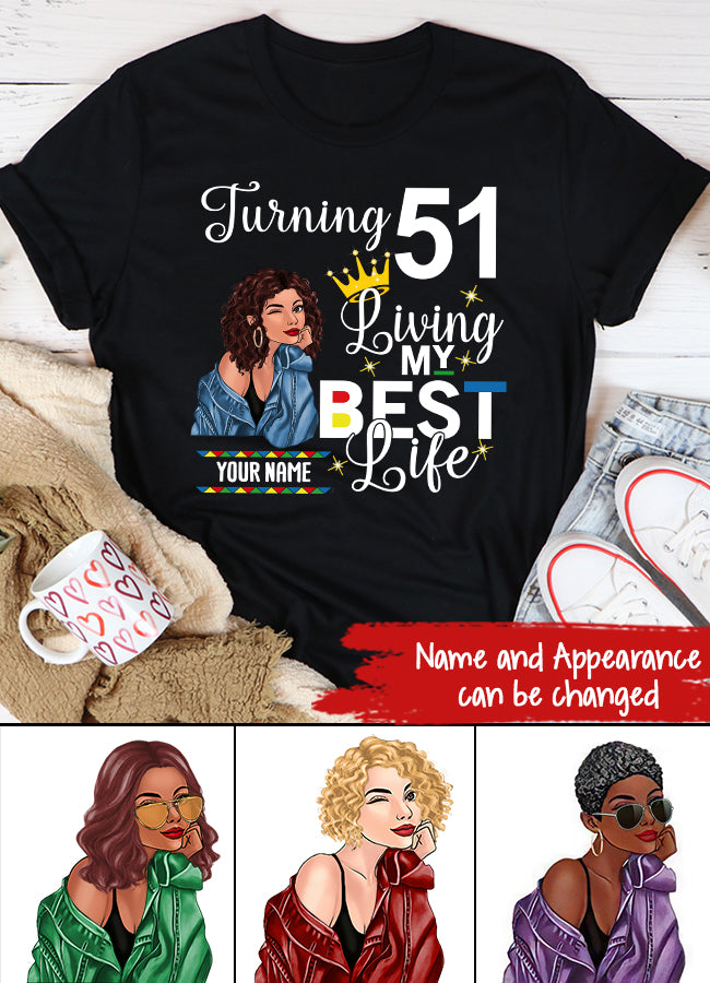 Custom Birthday Shirts, Chapter 51, Fabulous Since 1971 51th Birthday Unique T Shirt For Woman, Her Gifts For 51 Years Old, Turning 51 Birthday Cotton Shirt