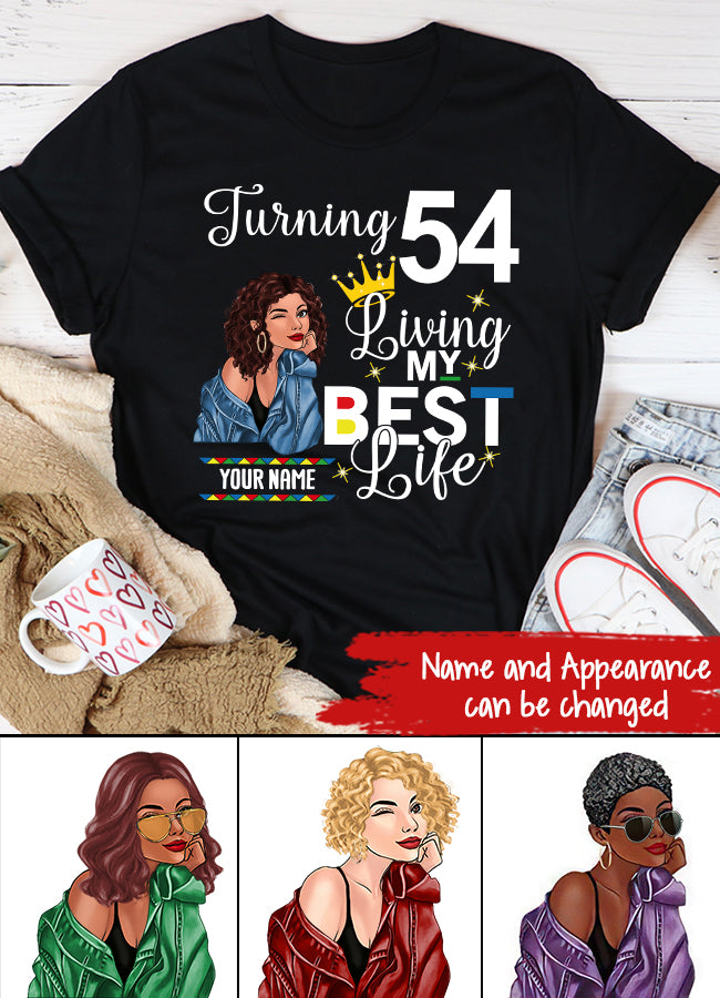 Custom Birthday Shirts, Chapter 54, Fabulous Since 1968 54th Birthday Unique T Shirt For Woman, Her Gifts For 54 Years Old, Turning 54 Birthday Cotton Shirt