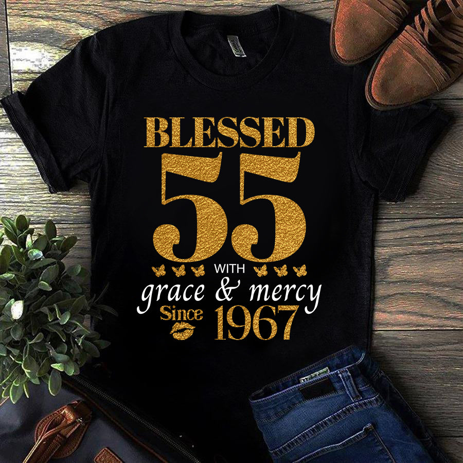 Chapter 55, Fabulous Since 1967 55th Birthday Unique T Shirt For Woman, Her Gifts For 55 Years Old , Turning 55 Birthday Cotton Shirt