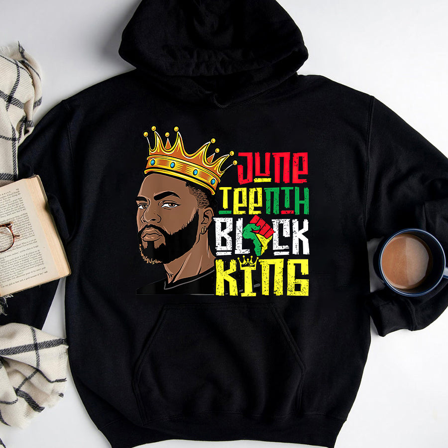 Father Day Shirt Funny Father Day Shirt Juneteenth Black King Melanin Father Dad Men Son Dad Boys T-Shirt
