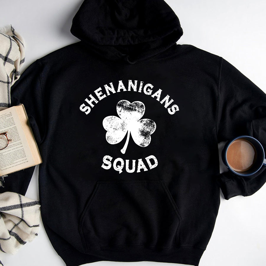 St Patricks Day Shirt Shenanigans Squad St Patricks Day Funny Matching T-Shirt Funny St Patricks Day Shirts