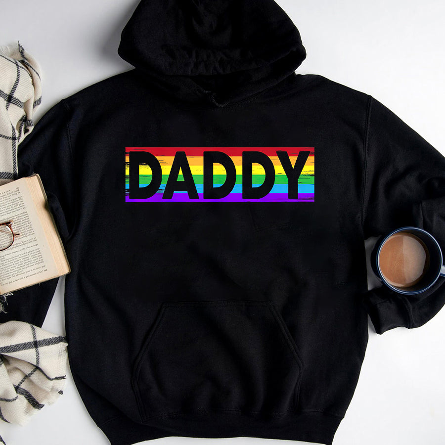LGBT Shirts, Rainbow Pride Shirt, Funny Pride Daddy - Proud Gay Lesbian LGBT Gift Father's Day T-Shirt