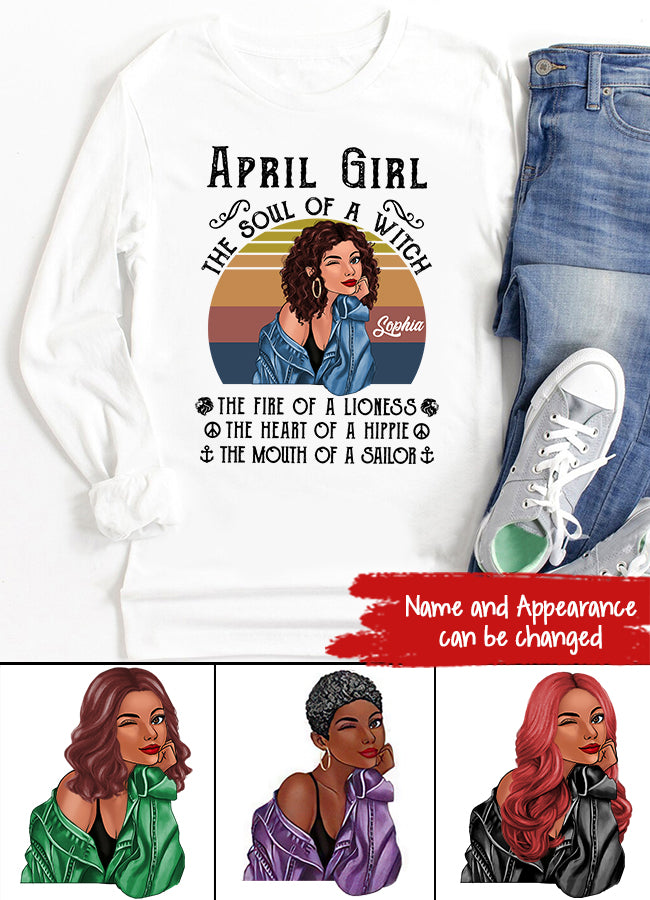 April Birthday Shirt, Custom Birthday Shirt, Queens Born In April, April Birthday Gifts, April shirts for Woman