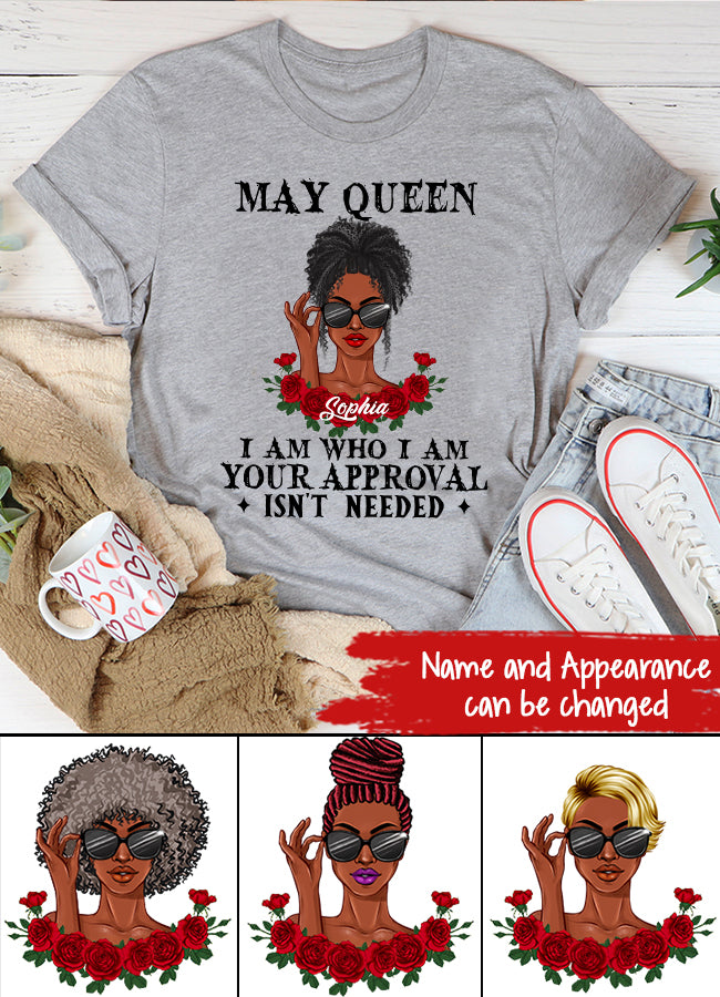 May Birthday Shirt, Custom Birthday Shirt, Queens Born In May, May Birthday Gifts, May shirts for Woman