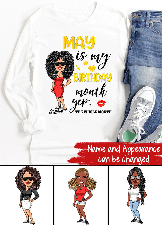 May Birthday Shirt, Custom Birthday Shirt, Queens Are Born In May, May Birthday Shirts For Woman, May Birthday Gifts