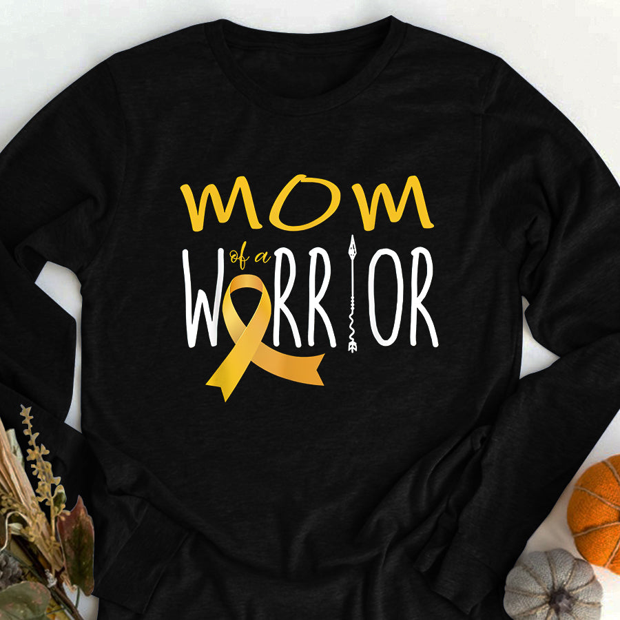 Childhood Cancer Awareness Shirt Childhood cancer awareness mom of a warrior T-Shirt